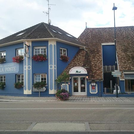Hotel Restaurant De La Poste Mulhouse Ottmarsheim バンツェンハイム エクステリア 写真