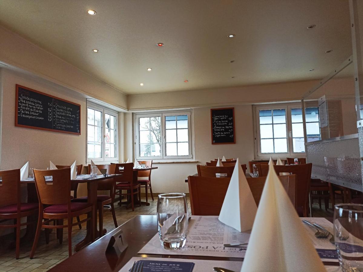 Hotel Restaurant De La Poste Mulhouse Ottmarsheim バンツェンハイム エクステリア 写真