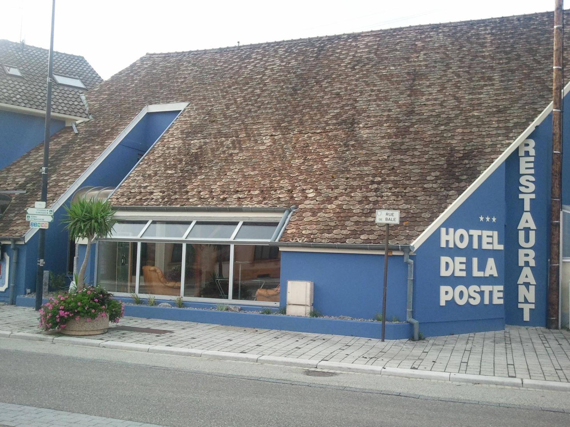 Hotel Restaurant De La Poste Mulhouse Ottmarsheim バンツェンハイム エクステリア 写真